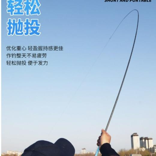 【儿童鱼竿】下单送垂钓三件套！小孩短节迷你小手竿手杆超轻小物钓鱼竿溪流便携 商品图3