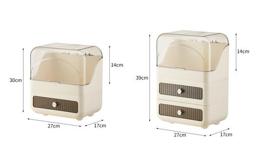 【台面不凌乱！整洁好收纳】化妆品收纳盒梳妆台桌面抽屉式护肤品置物架多功能家居用品化妆盒，多层大容量，整洁好区分。ry 商品图6