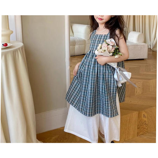 裁缝学苑QZ44亲子装新款森系长款罩衫阔腿裤亲子两件套装纸样儿童样板 商品图2