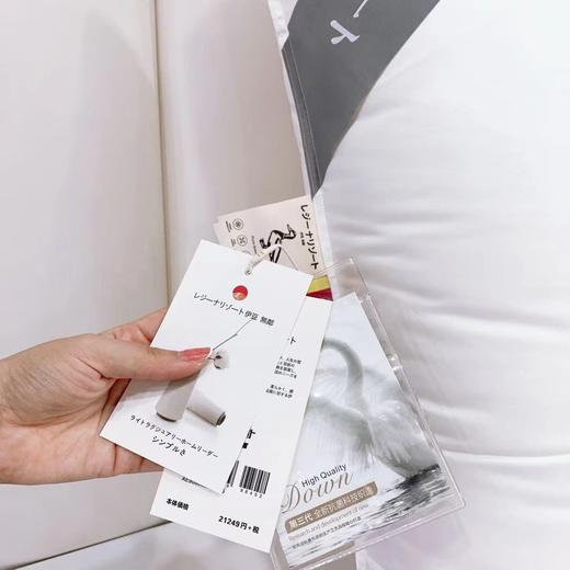 日本伊豆羽绒枕枕芯单人家用全棉羽绒枕头高端酒店枕芯 商品图2