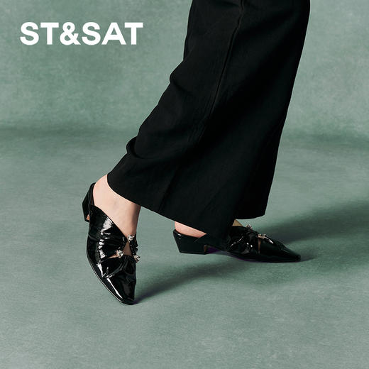 星期六时尚小方头摩登穆勒拖SSC3114046 商品图6