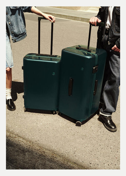 ITO PISTACHIO STRIPED TRUNK30寸拉杆箱（送同品牌的行李牌+箱面清洗剂） 商品图5