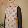 SAINTJOY/上久楷宋锦女士马甲 米绿地五彩霞锦  复古 新中式 马夹 DWS24001 商品缩略图4