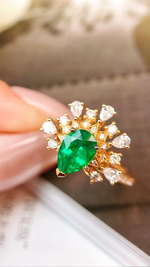 0.75ct 祖母绿戒指 商品图2