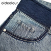 oldcolour夏季新款高腰阔腿破洞休闲设计感牛仔短裤女P26111105 商品缩略图2