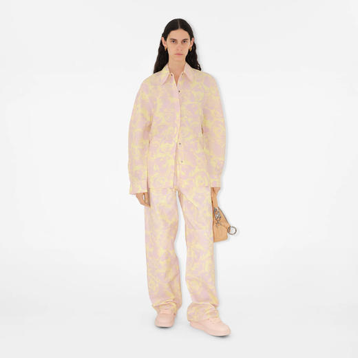 【二】BURBERRY 巴宝莉 女士皮革 Box 休闲运动鞋 粉色 8083394 A4507 商品图3