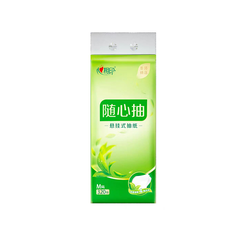 心相印茶语悬挂式提装面巾纸DT10320320抽【21003216】