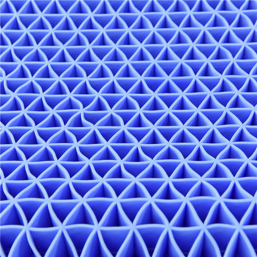 阿基里斯（Achilles）日本可水洗黑科技无压枕 克莱因蓝TPE枕头 高弹波浪款加大 商品图5