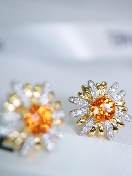 2.6ct 芬达石耳环 商品图3