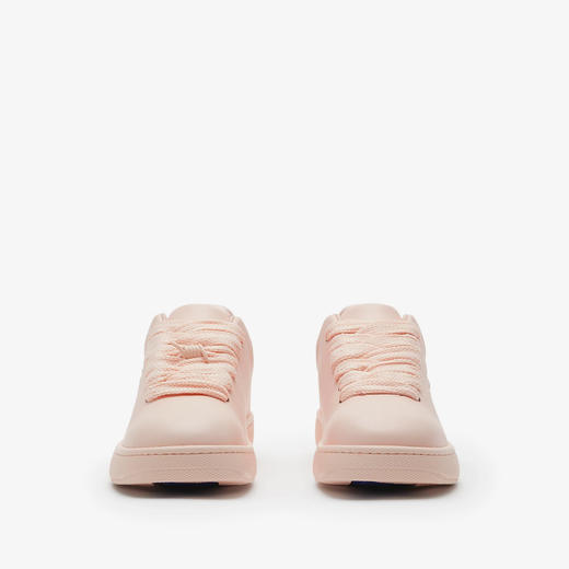 【二】BURBERRY 巴宝莉 女士皮革 Box 休闲运动鞋 粉色 8083394 A4507 商品图1