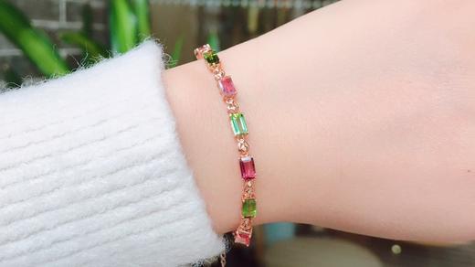 3.3ct 碧玺手链 商品图0