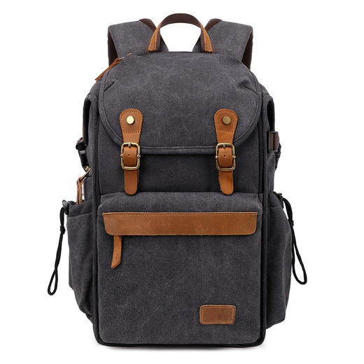 狼族优选丨单反微单相机帆布双肩摄影包无人机通用 商品图5