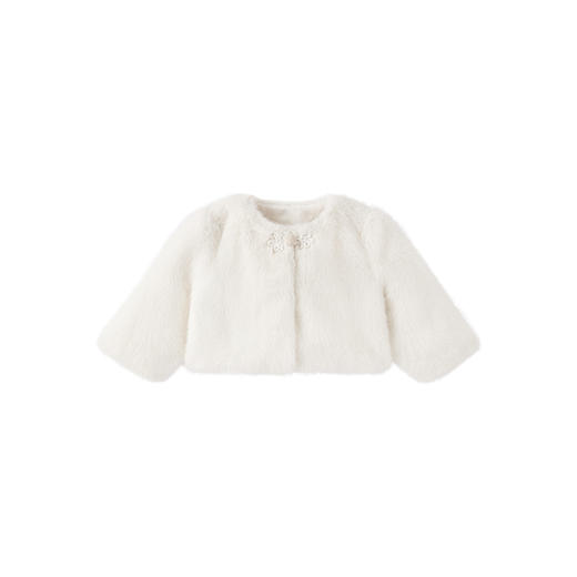 【高定系列】英氏儿童外套秋冬加厚保暖绒毛外套女童新款 商品图4