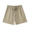 零意义 meanil 纸棉抽绳纹理休闲短裤 商品缩略图12