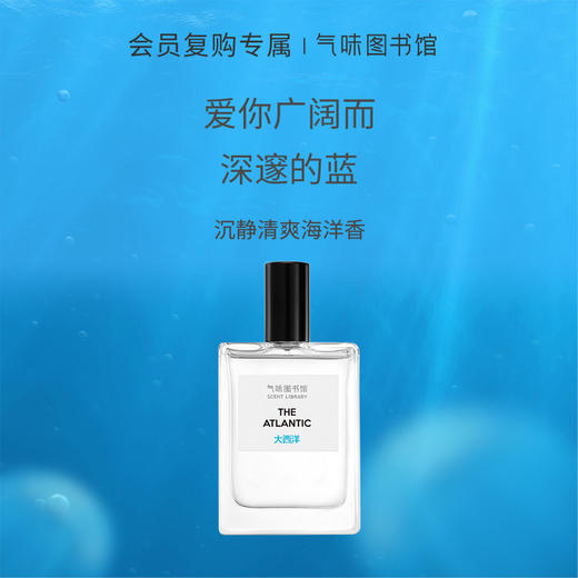 【水香调香水】气味图书馆大西洋升级版 香水淡/浓50ml 商品图0