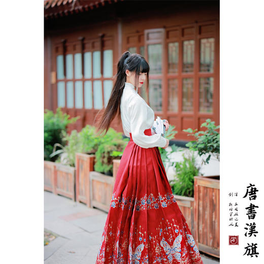 【蝶恋花·春趣】马面裙织金妆花改良国风新中式蝶戏花马面套装 商品图5