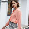 oldcolour春秋款设计翻领气质衬衫女M12013354 商品缩略图1
