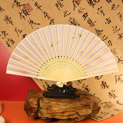 【夏天扇子古风扇子】折叠扇子古风折扇 汉服扇新中式女扇舞蹈扇小扇子 商品图9