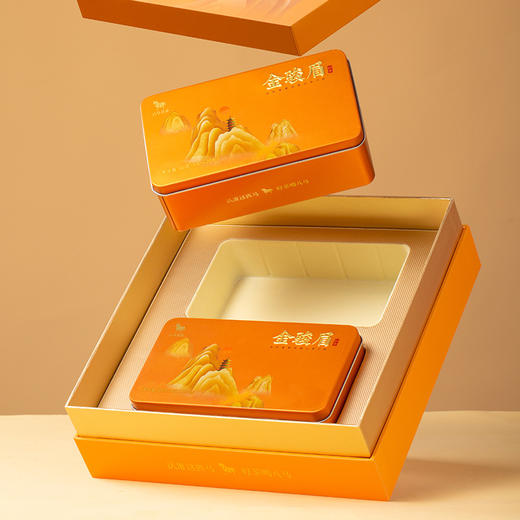 八马茶业 | 新品武夷特级金骏眉红茶送人的茶礼盒装160g 商品图3