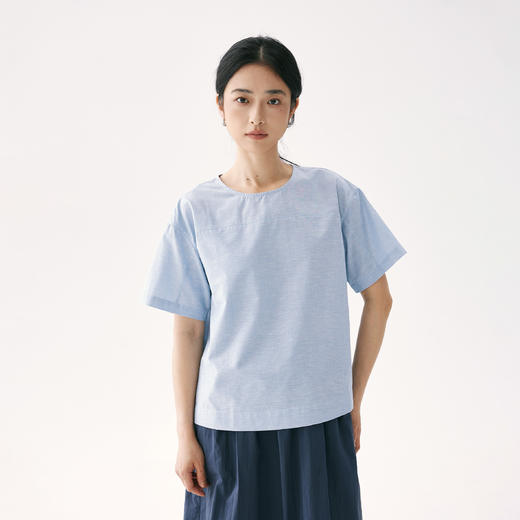 零意义 meanil 棉麻背扣箱型上衣 商品图9