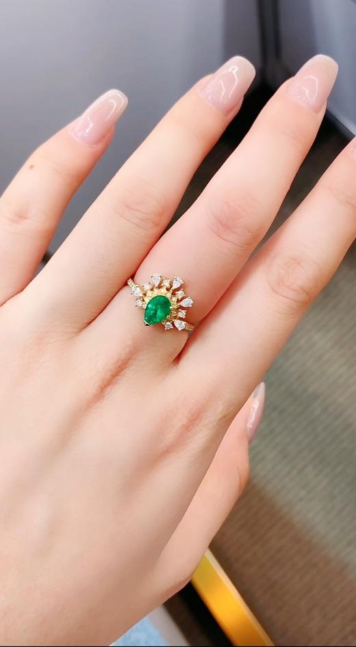 0.75ct 祖母绿戒指 商品图5