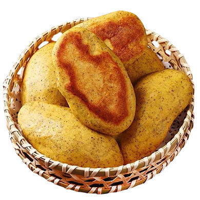 富世康杂粮饼子 粗粮玉米饼铁锅饼子 半成品锅贴馒头早餐面点 商品图6