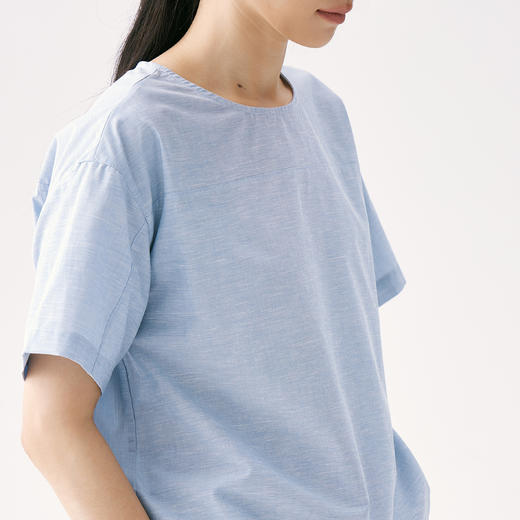 零意义 meanil 棉麻背扣箱型上衣 商品图3