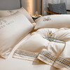 【颜值主义，C位出道】A类60支长绒棉床上四件套 全棉纯棉 轻奢绣花 裸睡被套床单床笠四件套-QQ 商品缩略图1