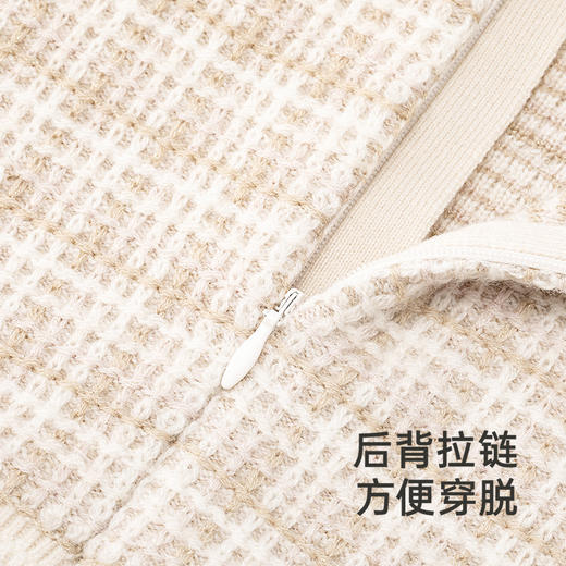 【高定系列】英氏女童裙子秋季山羊绒女童连衣裙新款网纱裙 商品图3