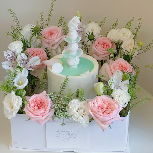 粉色系许愿池 | 多比尼花园（鲜花不一定能买到一样的，按色系搭配） 商品图1