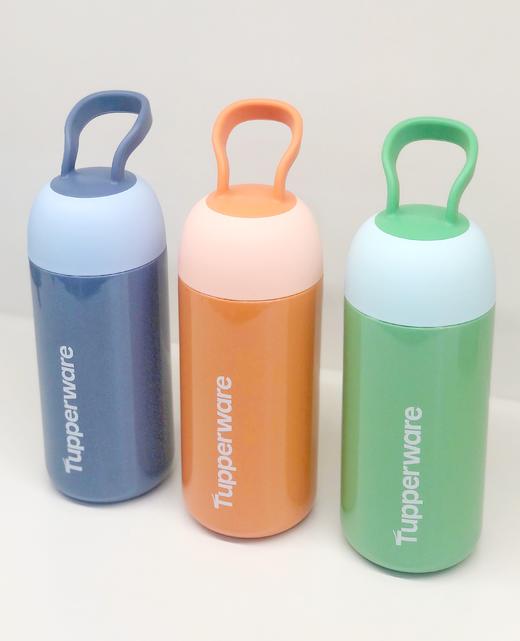 特百惠｜暖茶提手350ml高颜值不锈钢保温杯 带茶漏 商品图1