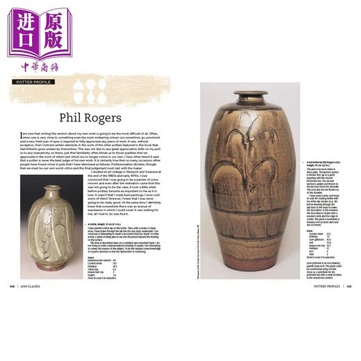预售 【中商原版】Ash Glazes:Techniques and Glazing from Natural Sources 进口艺术 灰釉，配方与制作 商品图4
