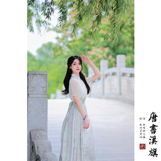 【惊岁流光】马面裙刺绣改良国风新中式梅兰竹菊马面套装 商品图2