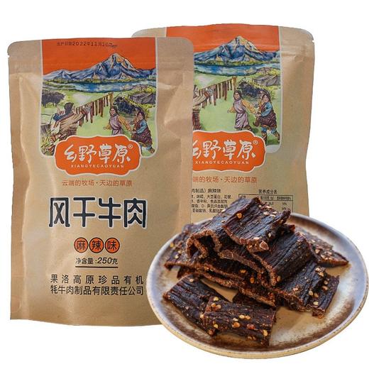 乡野草原风干牛肉 五香味/麻辣味 250g/袋、500g/袋可选 商品图0