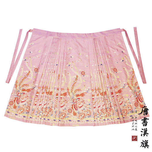 【天香引·瑞羽】马面裙织金妆花改良国风新中式鸾凤嗅花粉马面套装 商品图8