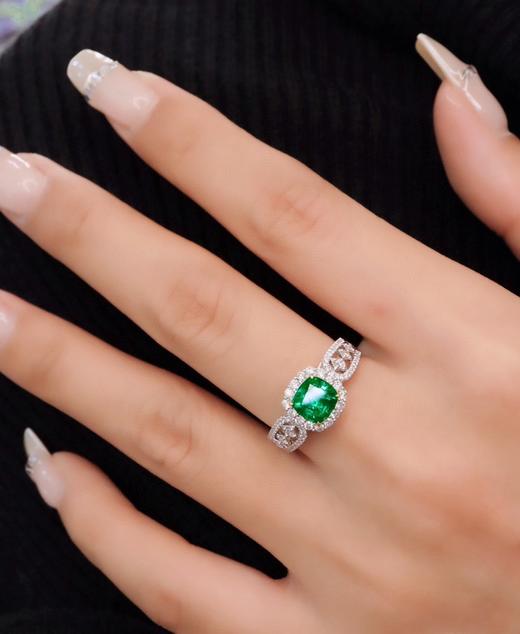 1.26ct 祖母绿戒指 商品图4