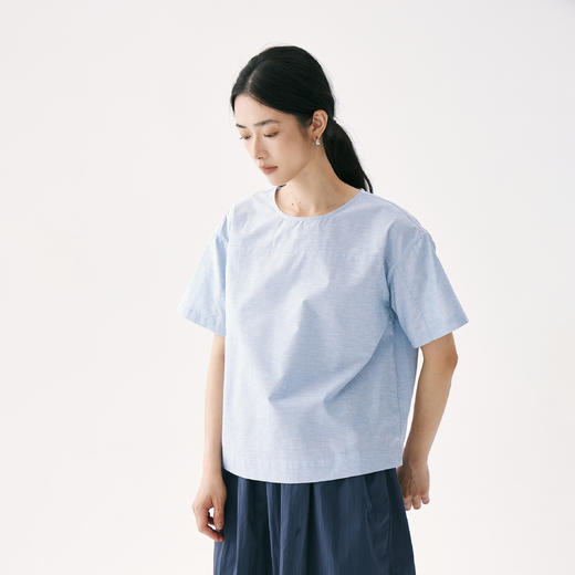 零意义 meanil 棉麻背扣箱型上衣 商品图7