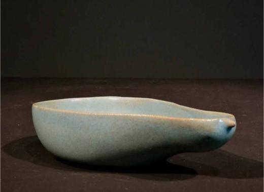 汝窑天青釉葫芦形笔洗，顺丰包邮 商品图13