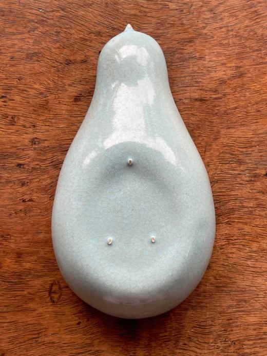 汝窑天青釉葫芦形笔洗，顺丰包邮 商品图3