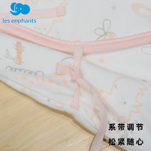 丽婴房-内衣类（秋）G3系带连身装1_浅粉 商品图2