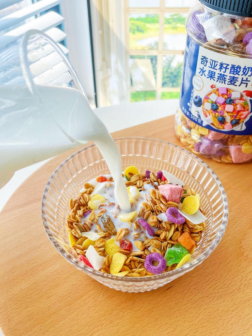 ✨✨【序木堂&欧享客酸奶烘培燕麦片组合】😻 奇亚籽酸奶水果燕麦片+🍓🫐酸奶莓莓奇亚籽坚果麦片 🥣每一口都能吃到 ✔坚果的香✔麦片的脆 商品图2