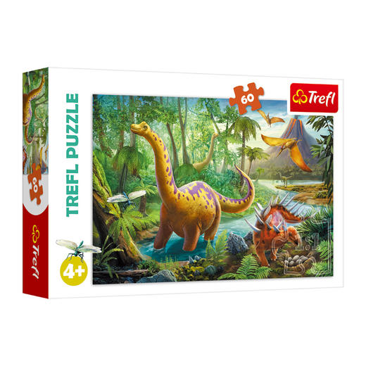 trefl 恐龙迁徙-平面拼图60片TREC17319 商品图0