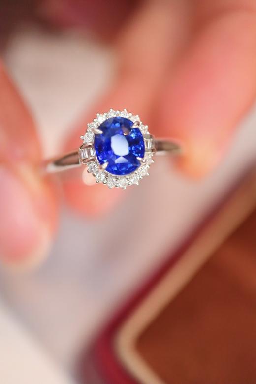 1.0ct 蓝宝石戒指 商品图5