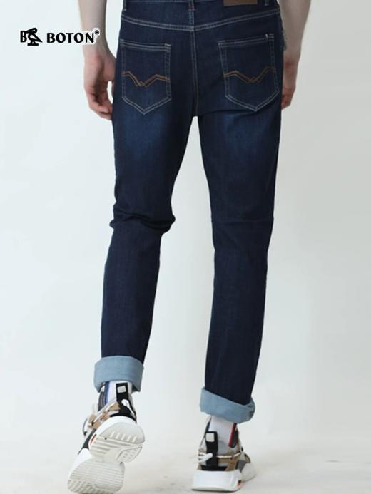 波顿年春秋季薄款牛仔裤男直筒百搭男士休闲高端潮牌长裤子ME687120 商品图5
