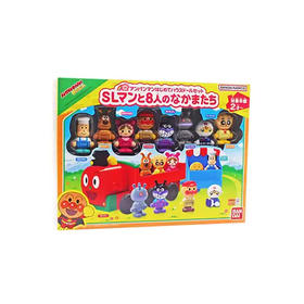 万代 Bandai 面包超人人偶套装·蒸汽火车人与8位好朋友BANC462449
