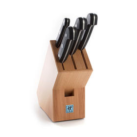 双*人Gourmet系列刀具六件套装中式菜刀斩骨刀厨师刀水果刀刀架送剪刀保税仓现货