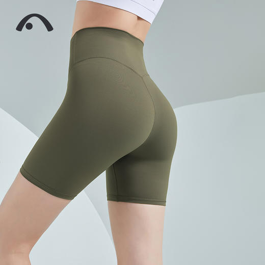 2025爱睱步夏季新款高腰收腹简洁百搭瑜伽裤4分裤X22128NSY 商品图4