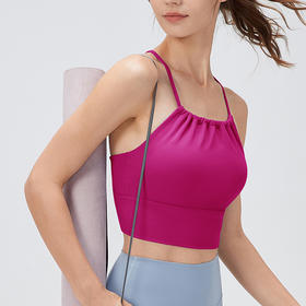 跃牌【欲动春风】系列 运动内衣女带胸垫挂脖瑜伽服吊带背心上衣32754