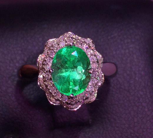 1.85ct 祖母绿戒指 商品图2