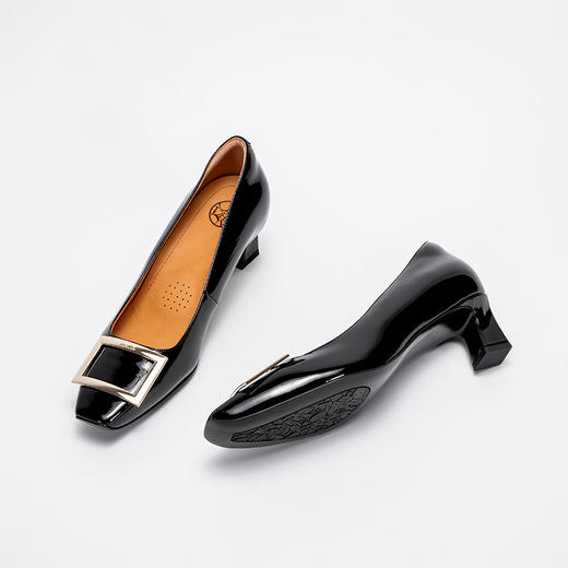 CHCH平衡鞋牛漆皮女式优雅高跟鞋CN2B5151 商品图4